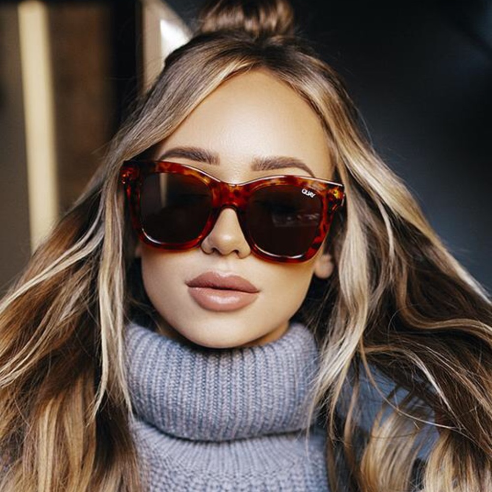 NEW! 1 left! RARE ! Quay ICY tortoise Sunnies - Picture 2 of 9